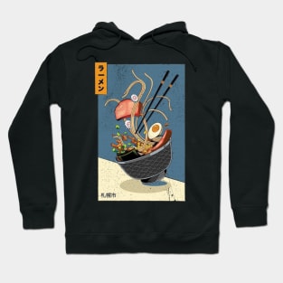 The Great Ramen off Kanagawa Hoodie